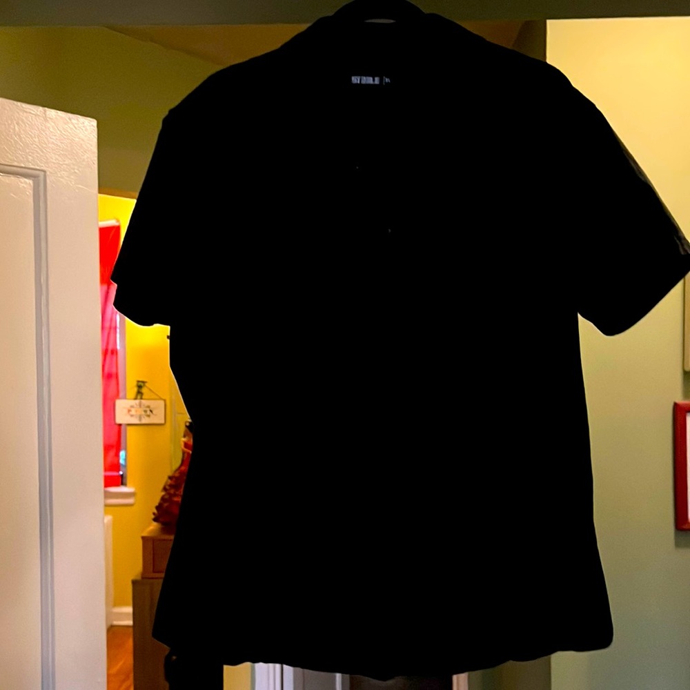 Steele black button down shirt. Size XL